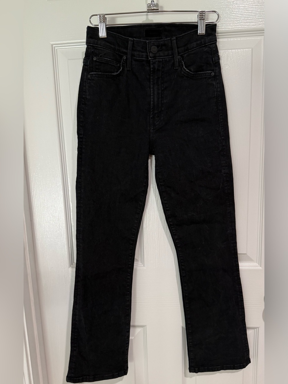 Mother Black The Insider Crop Jeans
